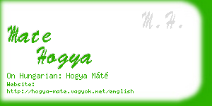 mate hogya business card